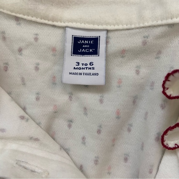 ✨3/$20 Janie and Jack floral ruffle one piece romper outfit - Picture 6 of 7